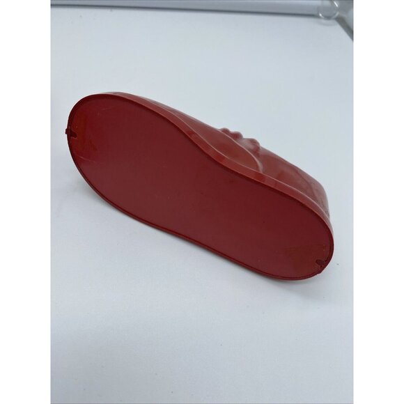 Poll Parrot Shoes Red Plastic Advertising Shoe Bank Vintage Lot of 2 Two - Picture 12 of 13